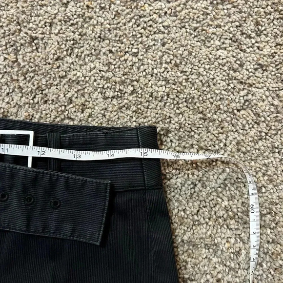 Express Womens Pants Black‎ Low Rise Buckle Size 6 M Editor Oldskool Boot Grunge - Picture 5 of 12